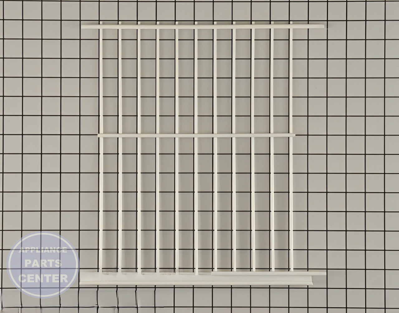 WHIRLPOOL REFRIGERATOR WIRE SHELF WP2174267 - Detailed view of shelf & shelf support design