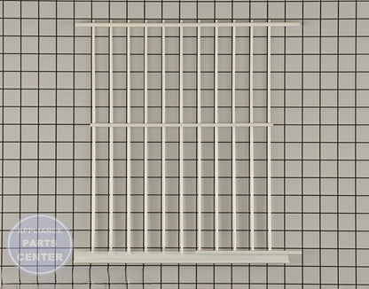 WHIRLPOOL REFRIGERATOR WIRE SHELF WP2174267 - Detailed view of shelf & shelf support design