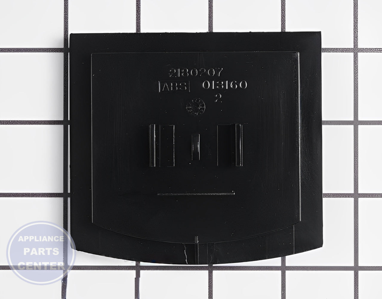 WHIRLPOOL DISPENSER DOOR WP2180353 - Detailed view of heavy-duty construction