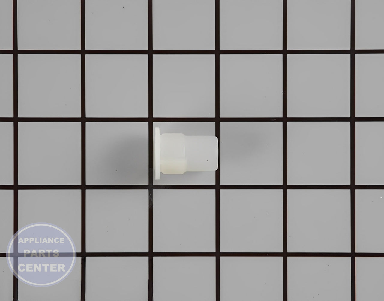 WHIRLPOOL REFRIGERATOR THIMBLE WP2182181 - Detailed view of the sturdy hinge structure