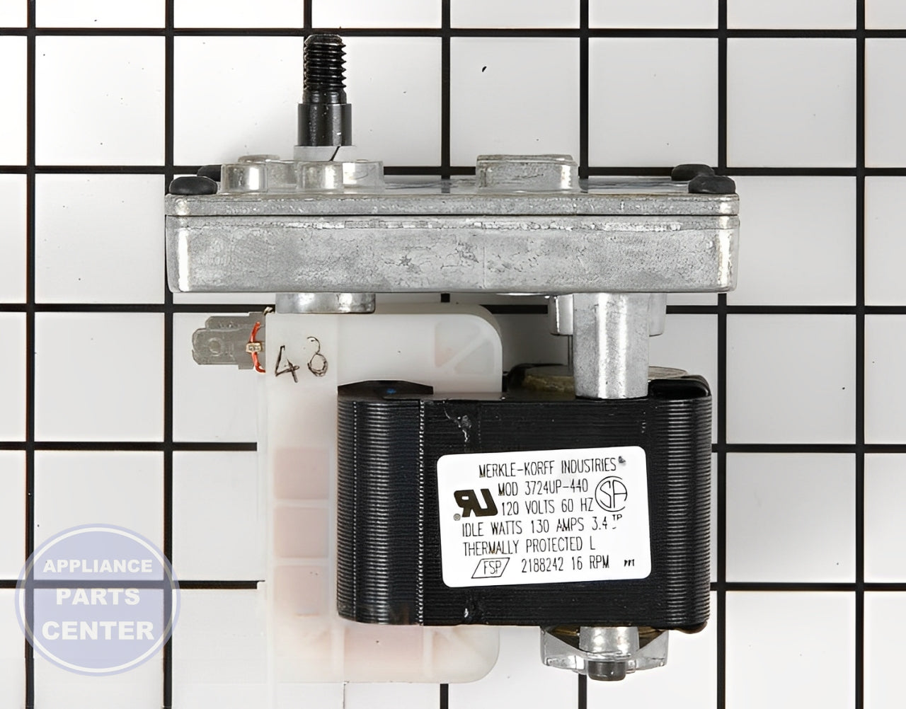 WHIRLPOOL REFRIGERATOR MOTOR WP2188242 - Detailed view of high-performance specifications