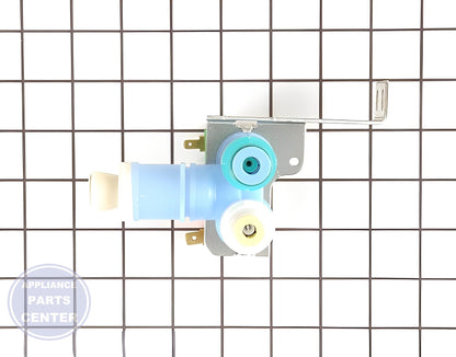 WHIRLPOOL REFRIGERATOR INLET VALVE WP2188808 - Detailed view of valve & float assembly