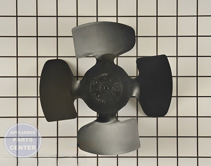 WHIRLPOOL REFRIGERATOR FAN BLADE WP2188935 - Detailed view of blower wheel & fan blade