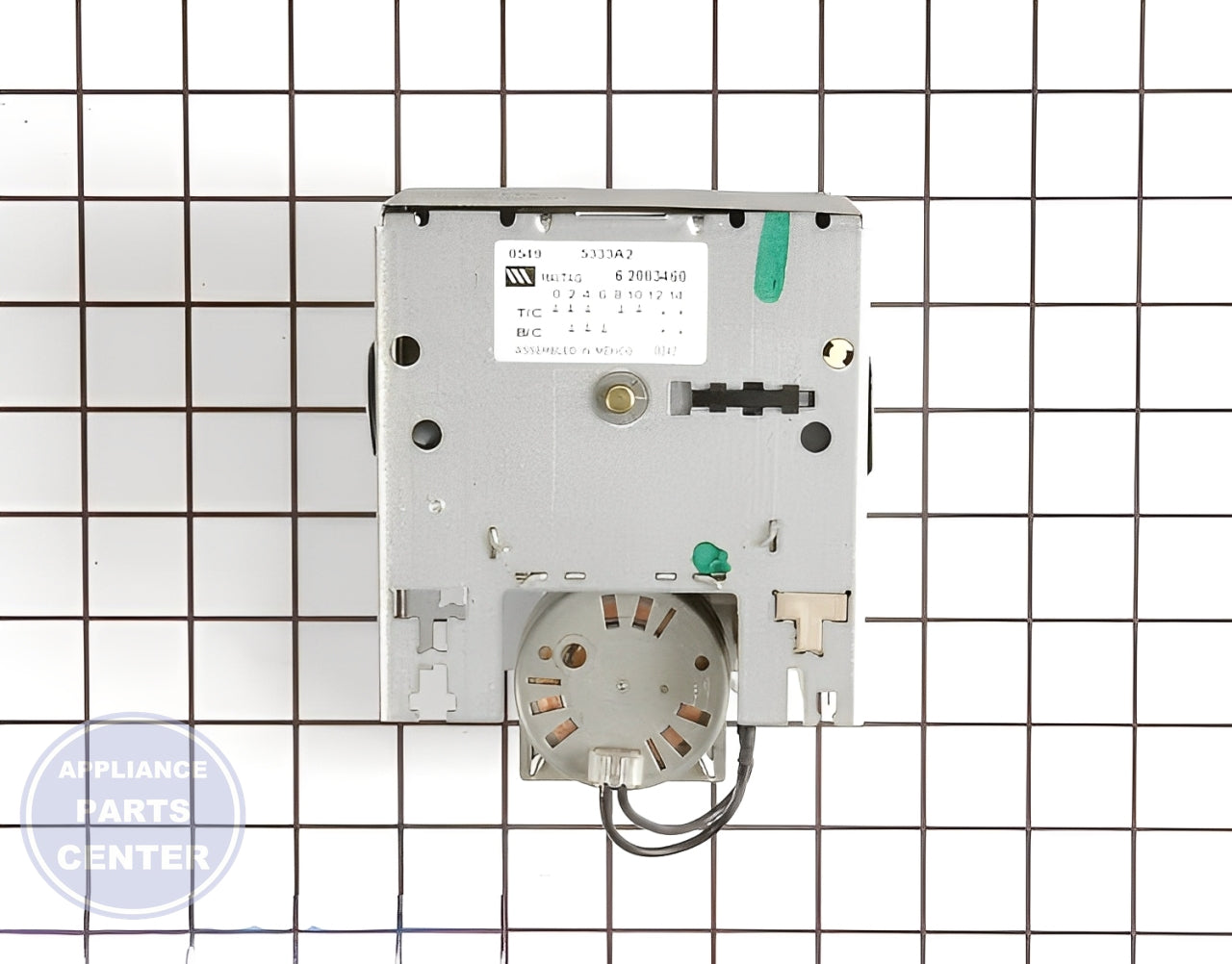 WHIRLPOOL TIMER WP22001255 - Side view with durable circuit board