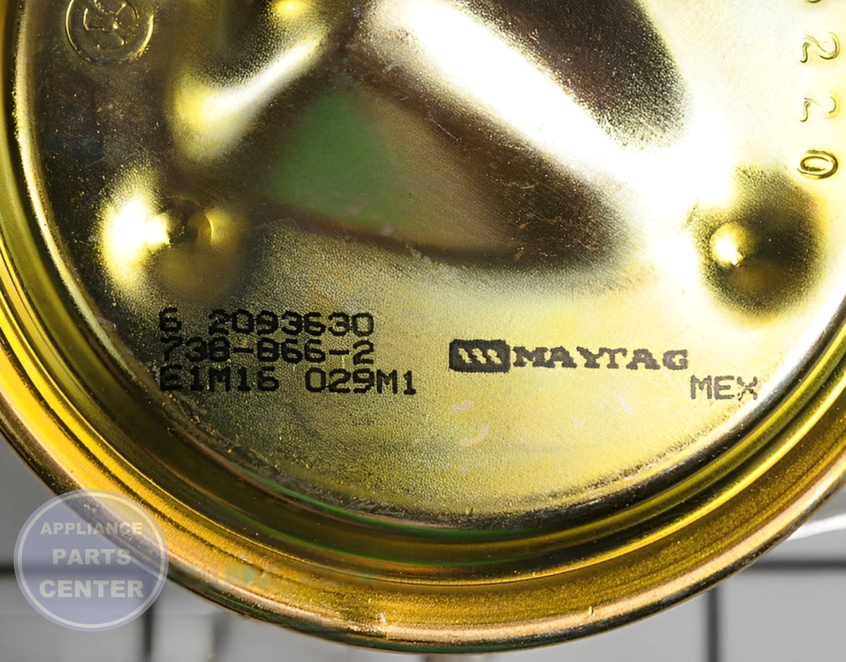 Pressure Switch WP22001776 - Side view with precise measurements