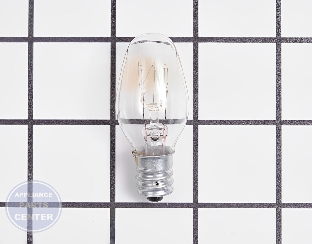 WHIRLPOOL DRYER LIGHT BULB 10W WP22002263 - Main view showing bright illumination for various Whirlpool models