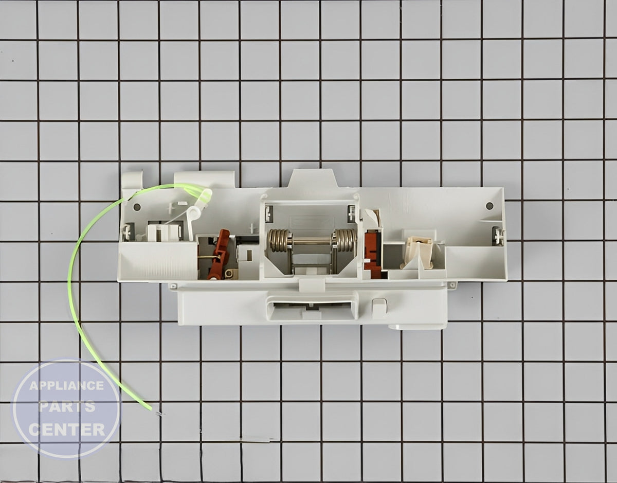 WHIRLPOOL DOOR LATCH ASSEMBLY WP22003593 - Main view showing secure closure for Whirlpool washer models
