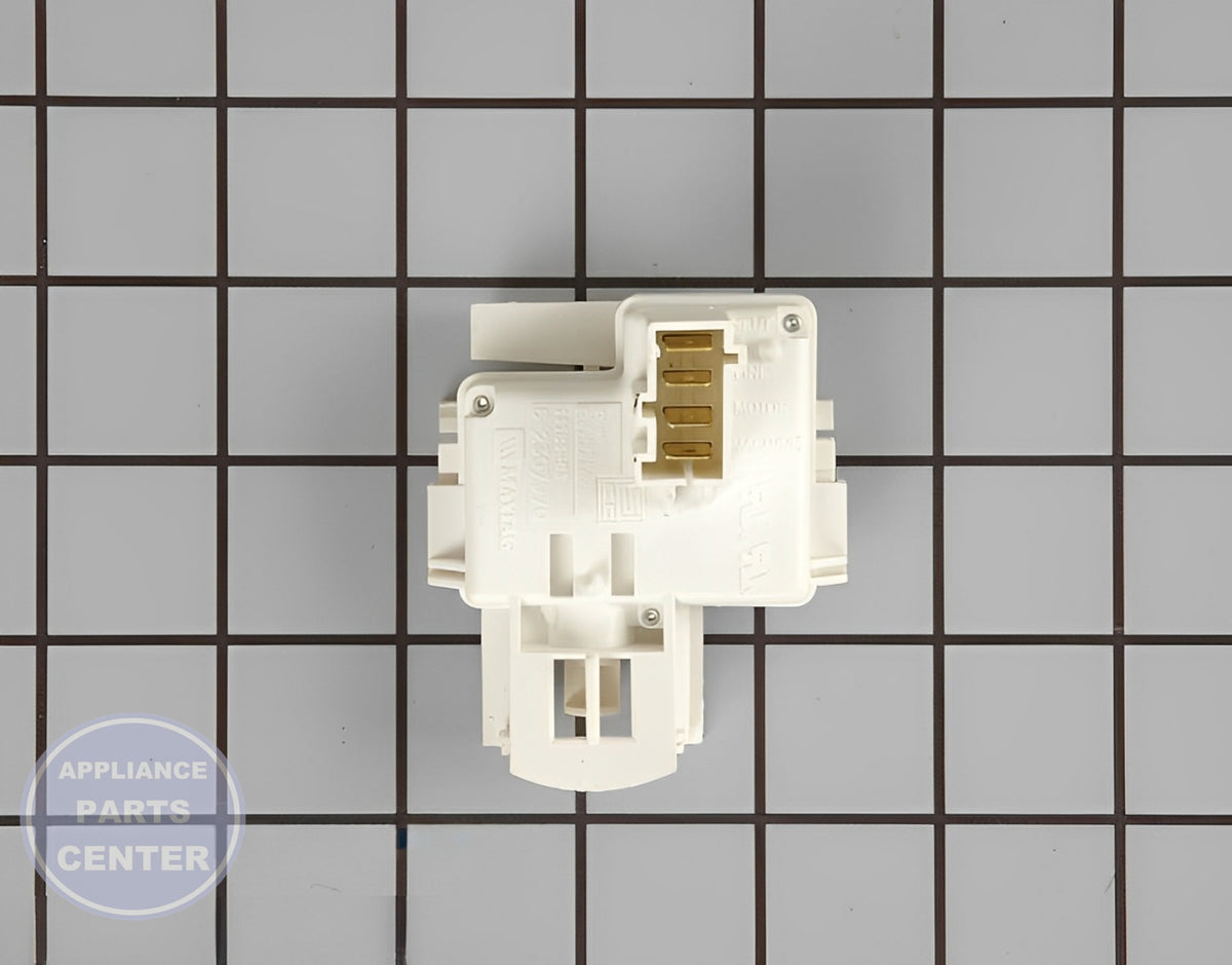 Lid Switch Assembly WP22004243 - Detailed view of switch assembly for Maytag models