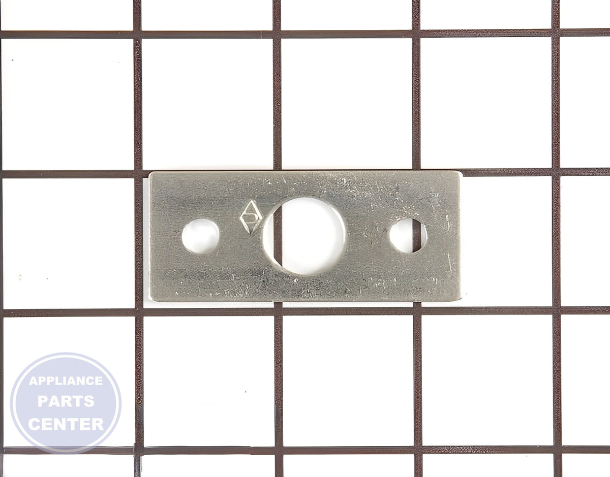 Amana Hinge Shim WP2201567 - Main view showing precise alignment for Amana, Maytag, Whirlpool, and more