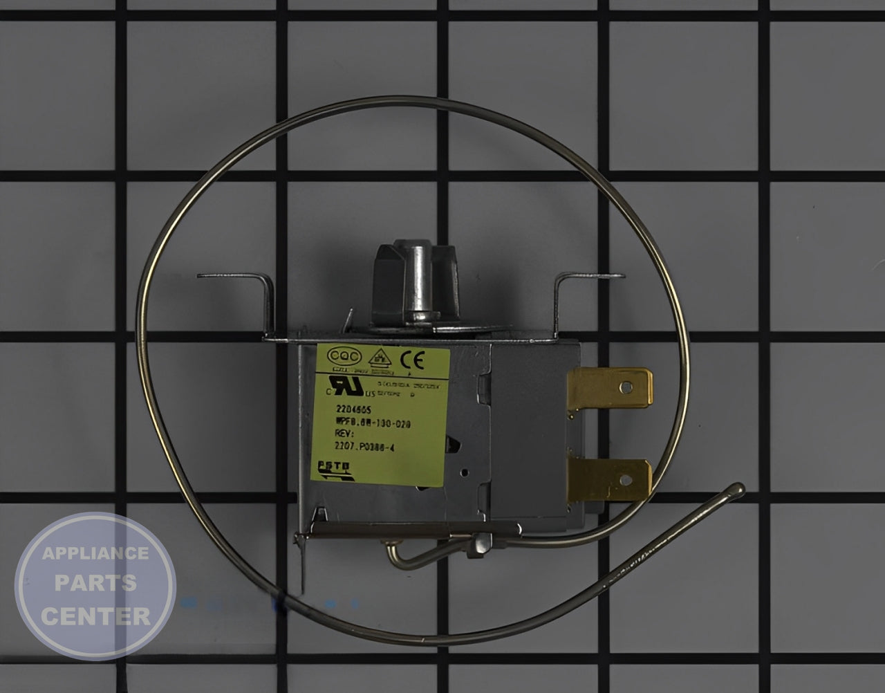 WHIRLPOOL REFRIGERATOR THERMOSTAT WP2204605 - Main view showing precise temperature control for WPL Refrigerator models