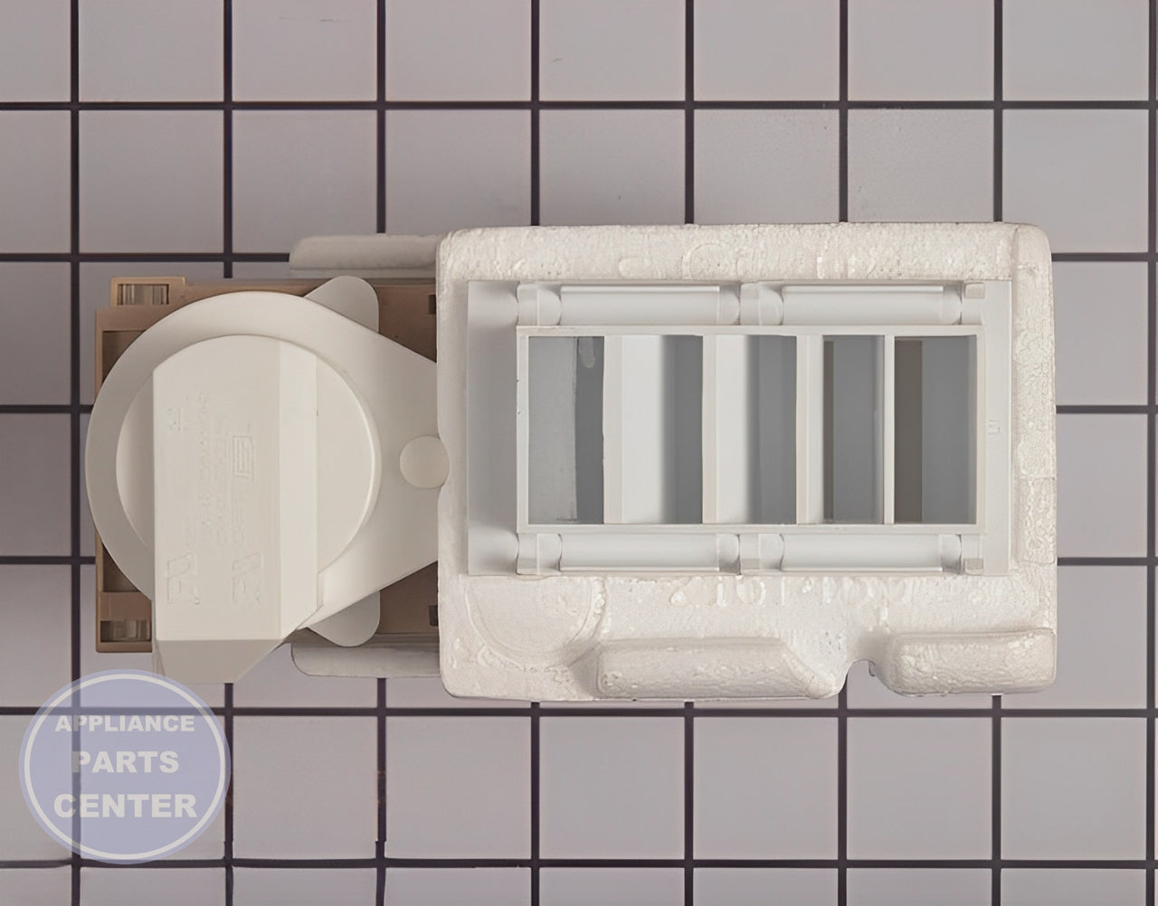 WHIRLPOOL REFRIGERATOR AIR DIFFUSER ASSEMBLY WP2209751 - Detailed view of thermostat functionality