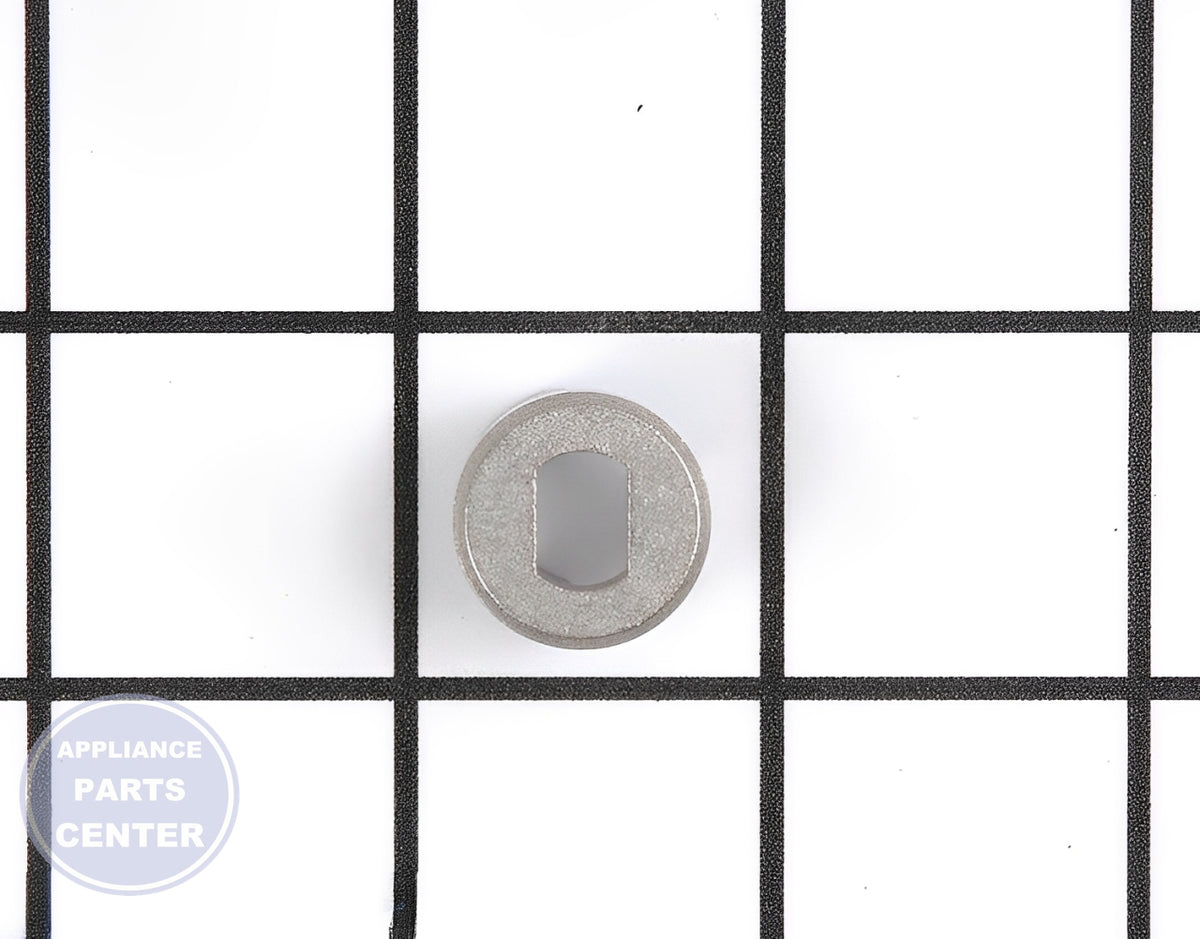 WHIRLPOOL REFRIGERATOR ICE BIN COUPLING WP2220457 - Side view with precise measurements