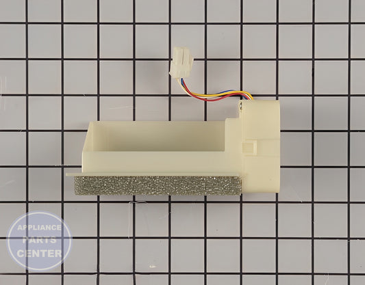 Whirlpool Air Baffle WP2221296 - Main view showing thermostat for Whirlpool models