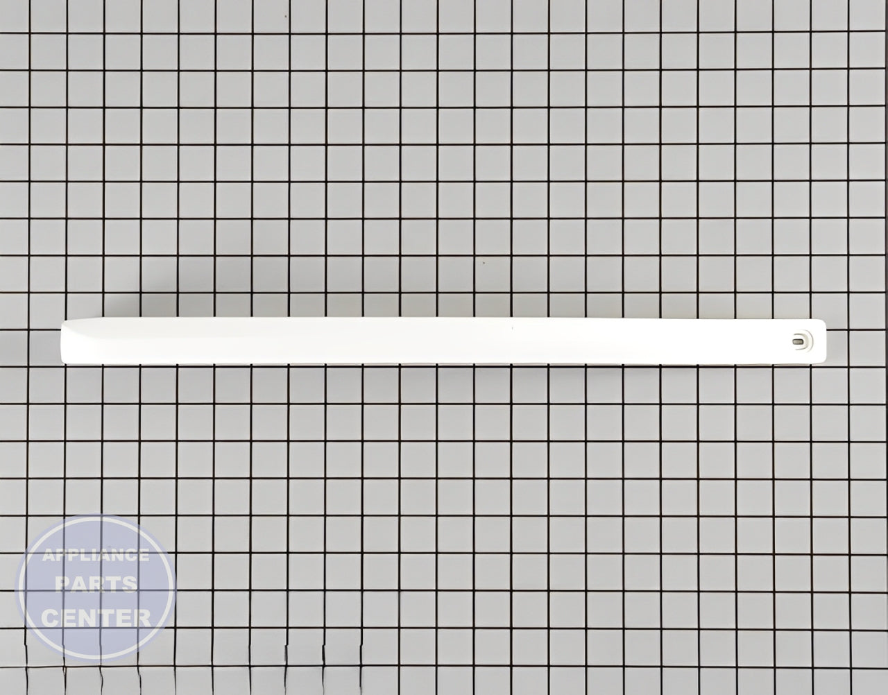 WHIRLPOOL DOOR HANDLE WHITE WP2221946W - Detailed view of high-quality material