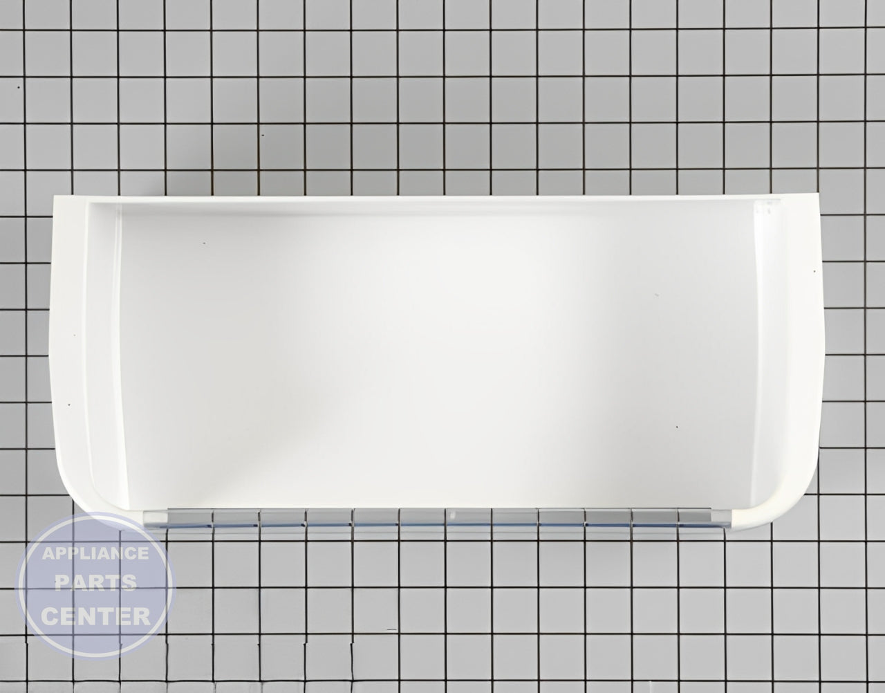 WHIRLPOOL REFRIGERATOR DOOR SHELF BIN WP2223434K - Main view showing sturdy support for WPL models