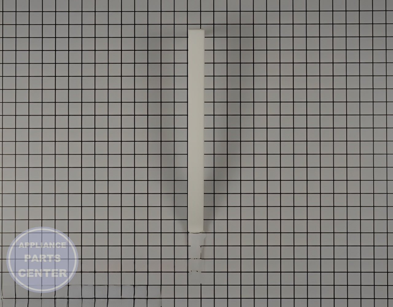 WHIRLPOOL REFRIGERATOR HANDLE WP2254533W - Side view with precise measurements