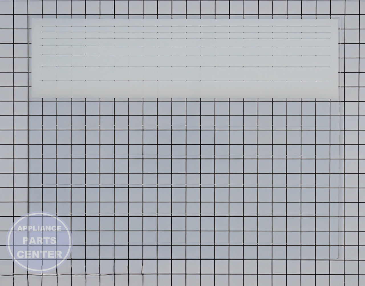 WHIRLPOOL REFRIGERATOR GLASS SHELF WP2262441 - Main view showing sturdy construction for various models