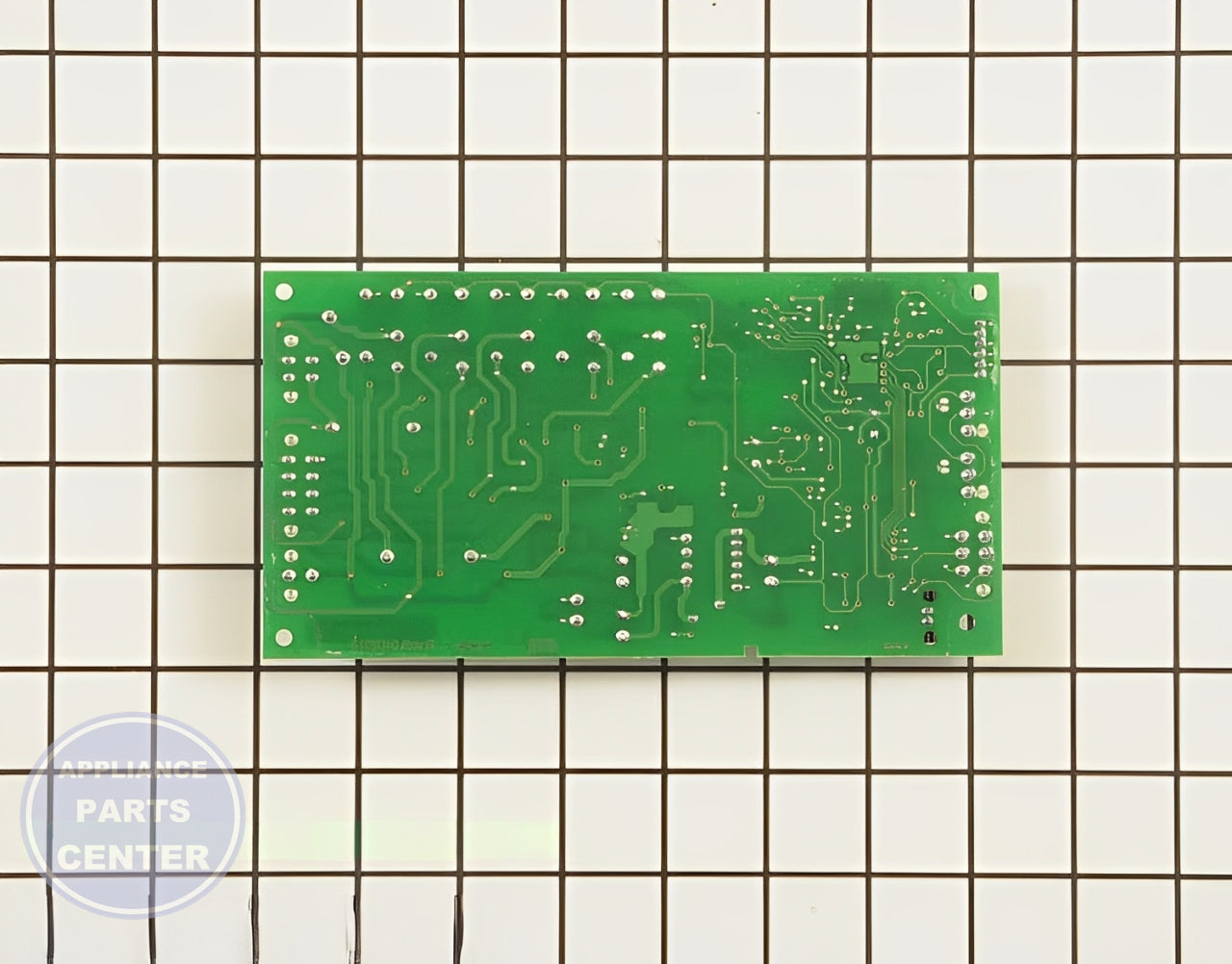 Whirlpool Refrigerator Electronic Control Board WP2303843 - Detailed view of circuit board and timer details