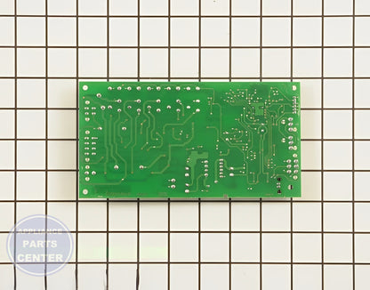 Whirlpool Refrigerator Electronic Control Board WP2303843 - Detailed view of circuit board and timer details