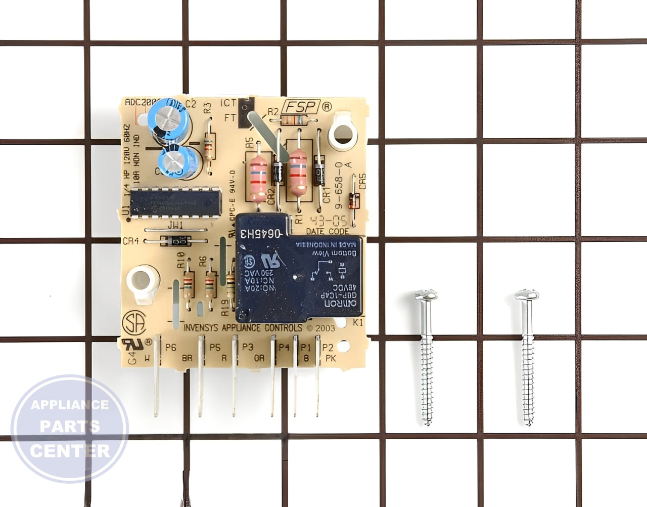 WHIRLPOOL REFRIGERATOR ELECTRONIC CONTROL BOARD WP2304099 - Main view showing circuit board for WPL Refrigerator models