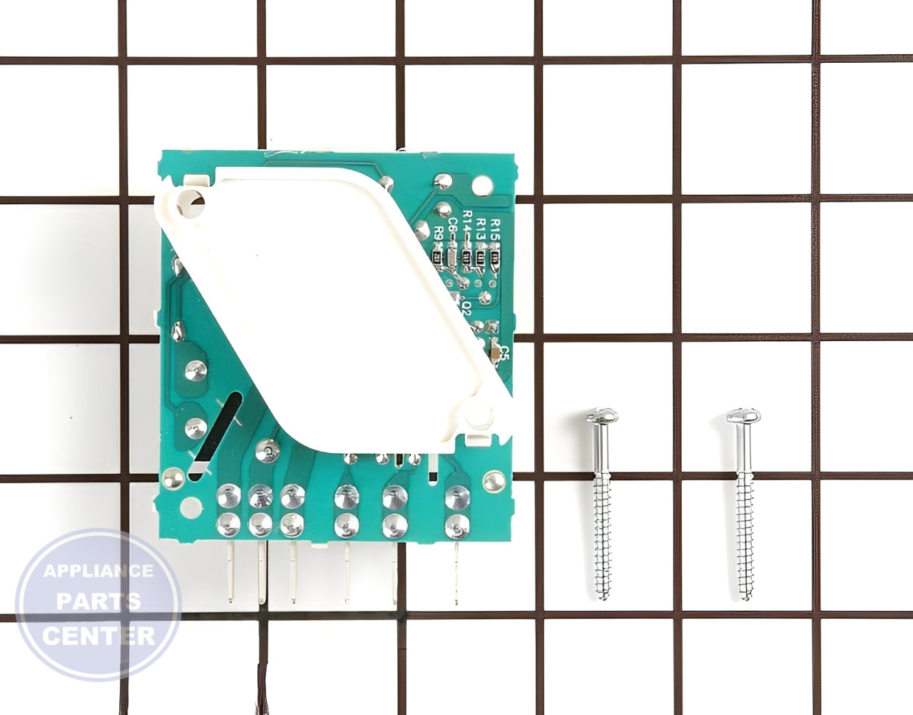 WHIRLPOOL REFRIGERATOR ELECTRONIC CONTROL BOARD WP2304099 - Detailed view of circuit board technical details