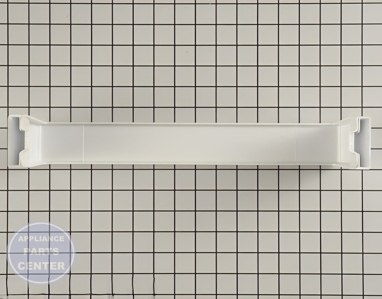 WHIRLPOOL REFRIGERATOR DOOR BAR TRIM WP2309941 - Detailed view of shelf and shelf support