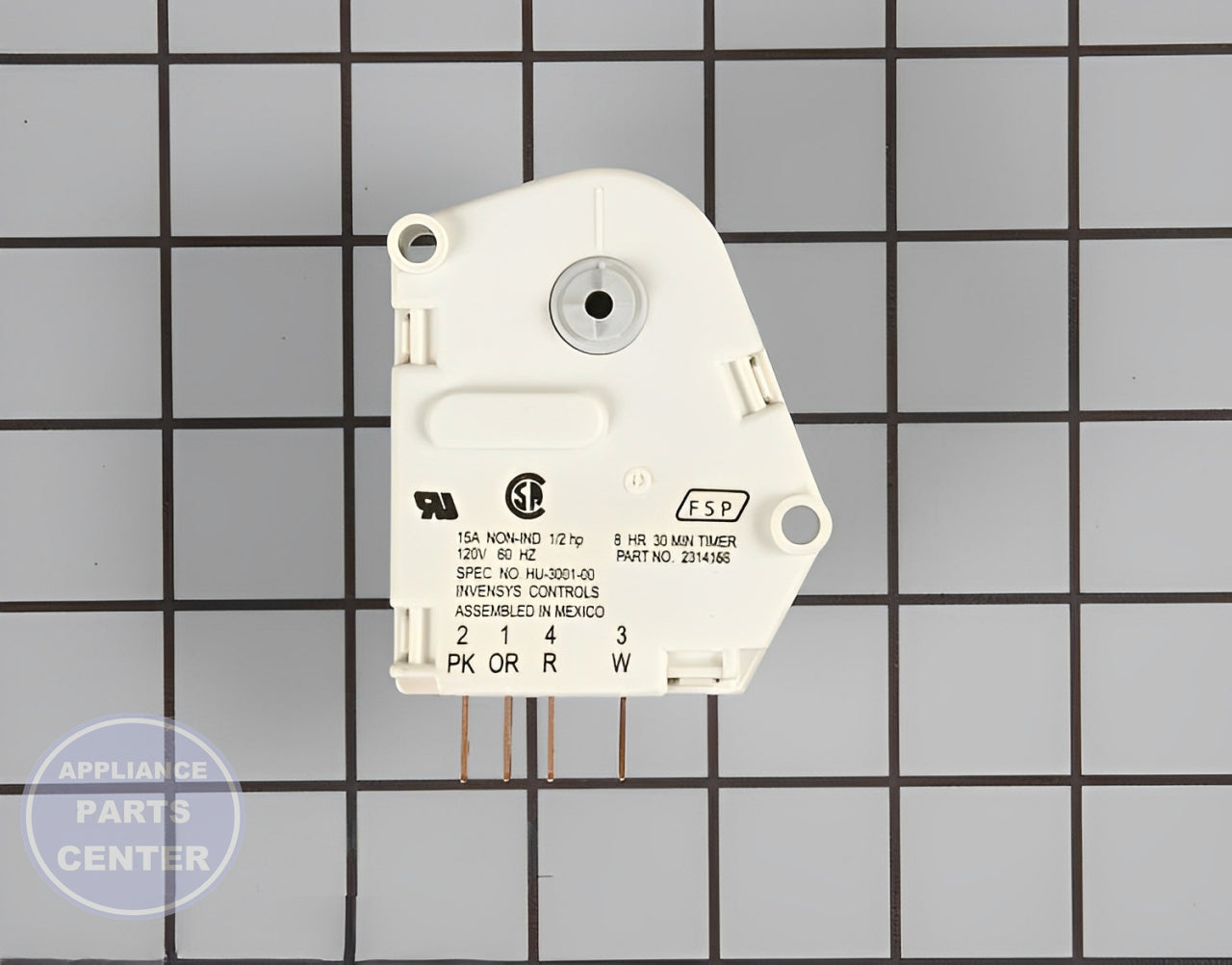 WHIRLPOOL REFRIGERATOR DEFROST TIMER WP2314156 - Main view showing high-quality circuit board for compatible WPL Refrigerator models