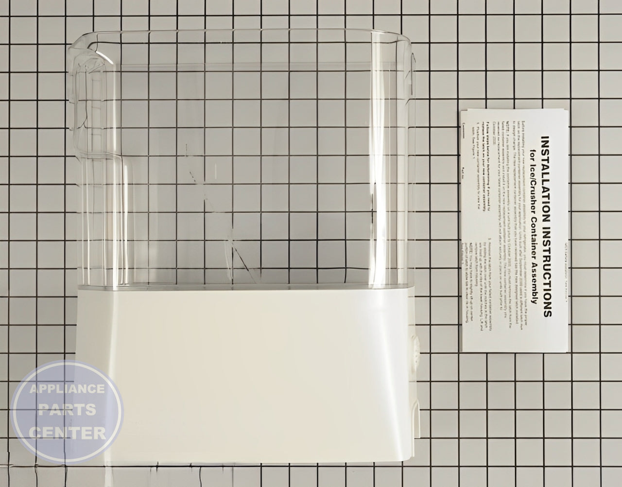 Whirlpool Ice Bucket Assembly WP2315404 - Main view showing 20 lb capacity for compatible models