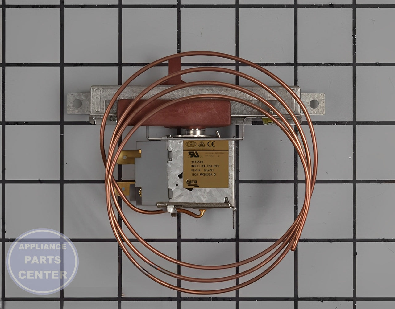 WHIRLPOOL REFRIGERATOR THERMOSTAT WP2315562 - Main view showing precise temperature control for various models