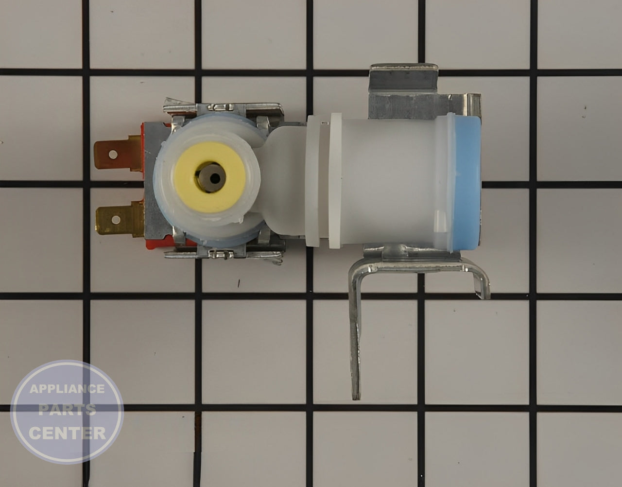 WHIRLPOOL WATER INLET VALVE WP2315576 - Detailed view of valve & float assembly