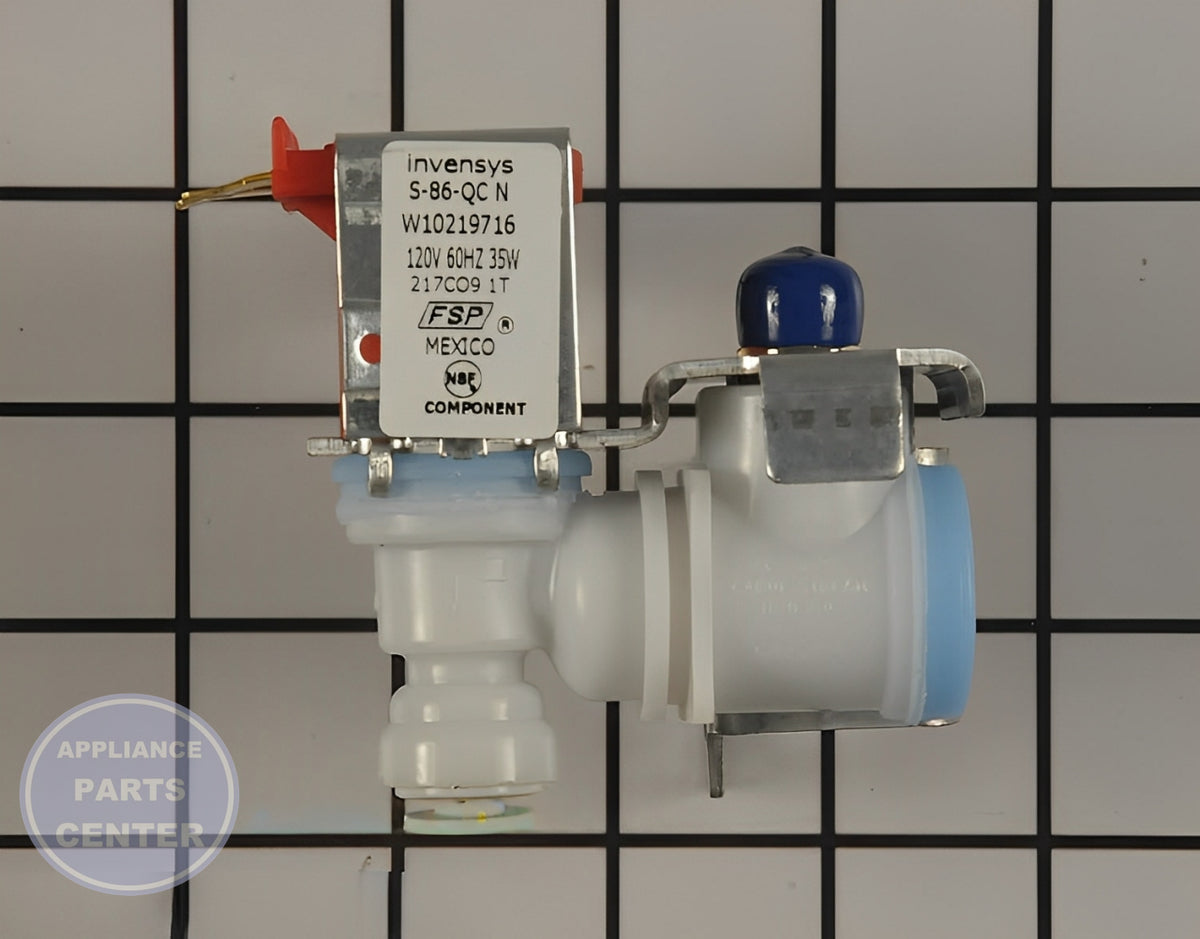 WHIRLPOOL WATER INLET VALVE WP2315576 - Main view showing water flow control for WPL models