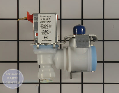 WHIRLPOOL WATER INLET VALVE WP2315576 - Main view showing water flow control for WPL models