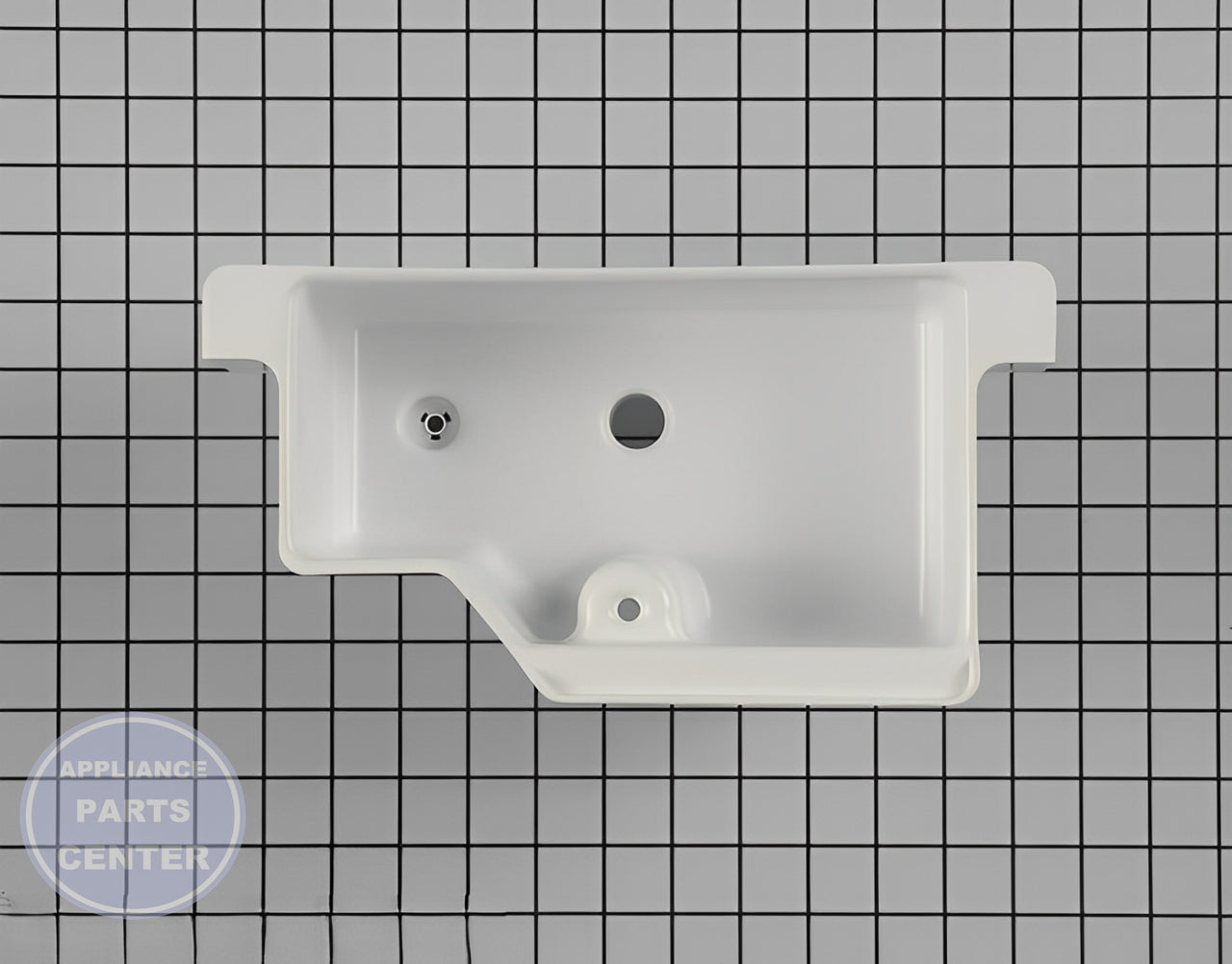 WHIRLPOOL REFRIGERATOR WATER PAN WP2324334 - Main view showing drip bowl and drip pan for compatible models