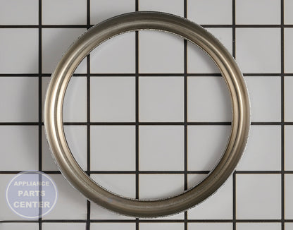 WHIRLPOOL DRIP RING WP240285 - Detailed view of the axle, roller, shaft, and wheel