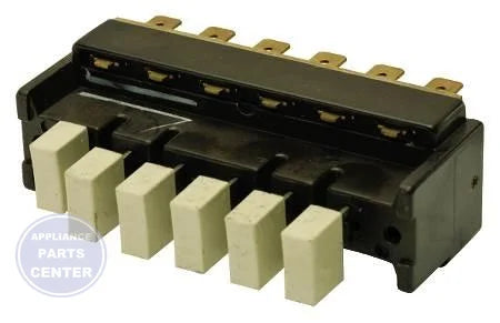 GE Switch 6 PB WP26X2 - Main view showing 6 pushbutton switches for specific models