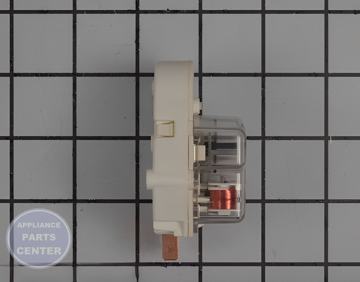 WHIRLPOOL REFRIGERATOR DEFROST TIMER WP3-81329 - Installation in WPL Freezer model showing key mounting points