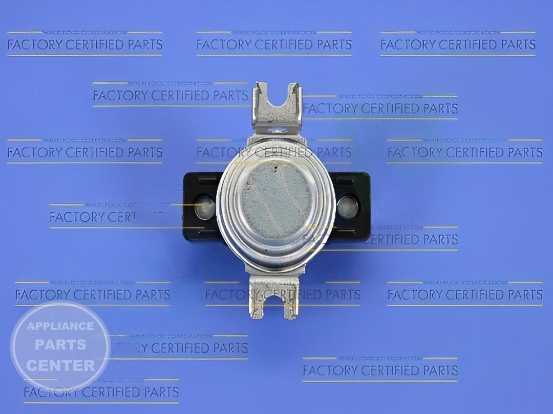 WHIRLPOOL THERMOSTAT WP303395 - Side view with precise measurements
