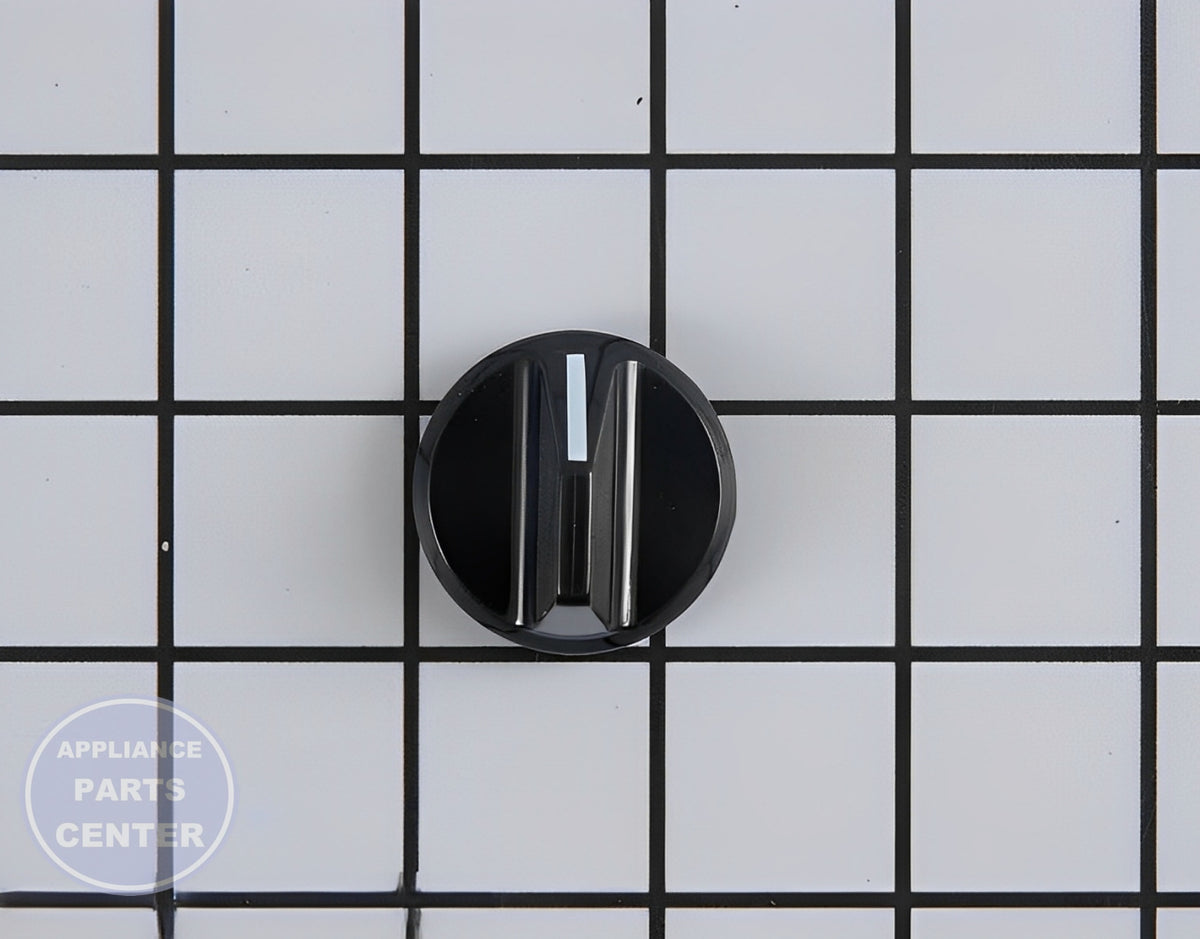 WHIRLPOOL KNOB WP307458 - Main view showing durable construction for WPL Dryer models