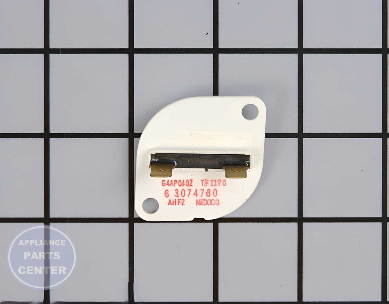 WHIRLPOOL THERMAL FUSE WP307473 - Main view showing safety features for WPL Dryers and Washer/Dryer Combos