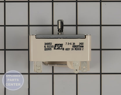 WHIRLPOOL OVEN INFINITE SWITCH WP3148953 - Main view showing temperature control for Whirlpool Range/Stove/Oven models