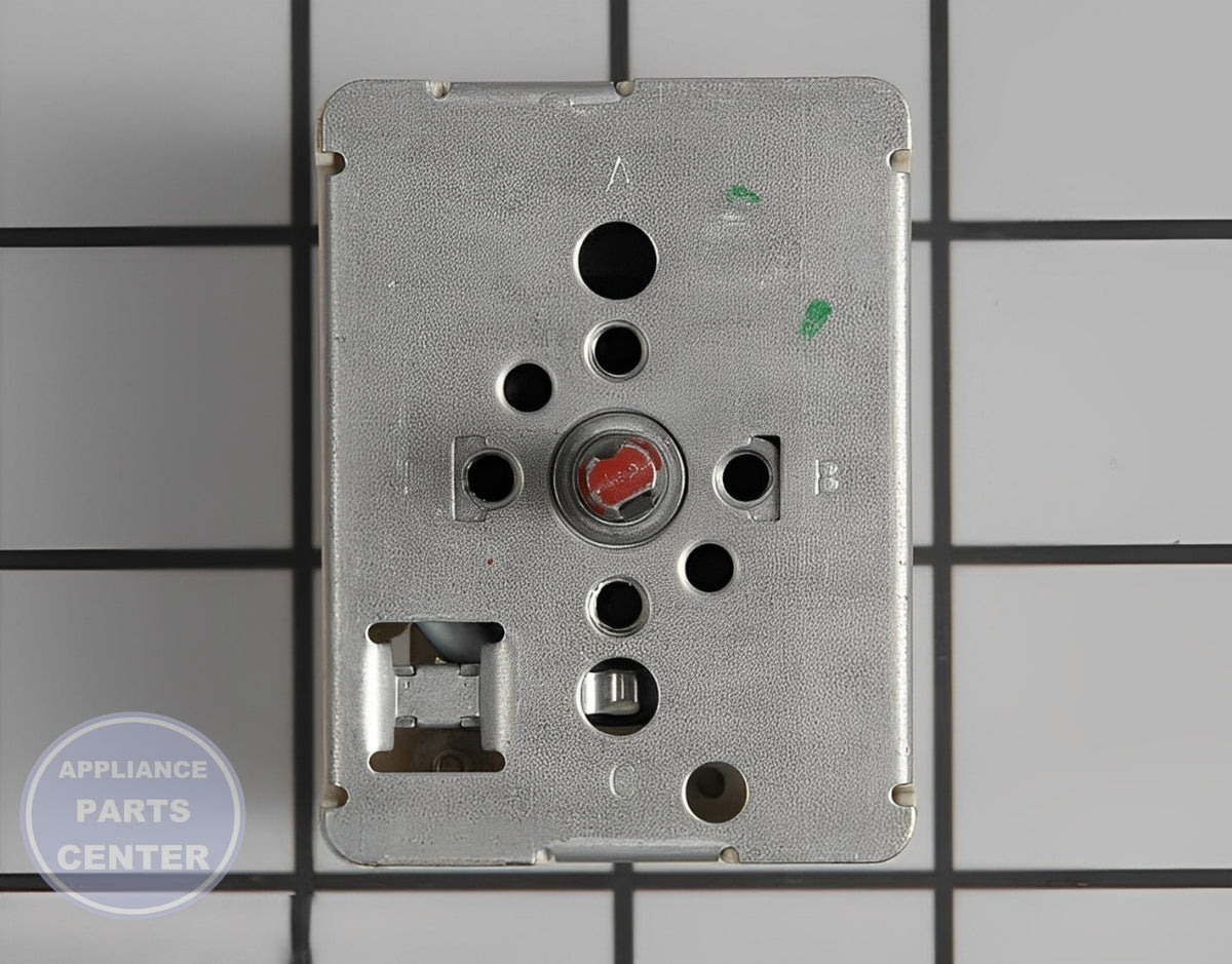 Whirlpool Surface Element Switch WP3148966 - Installation in KitchenAid model showing key mounting points