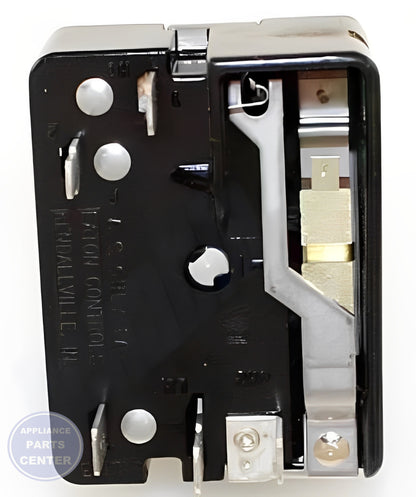 WHIRLPOOL INFINITE SWITCH WP3149401 - Installation in specific model showing mounting points