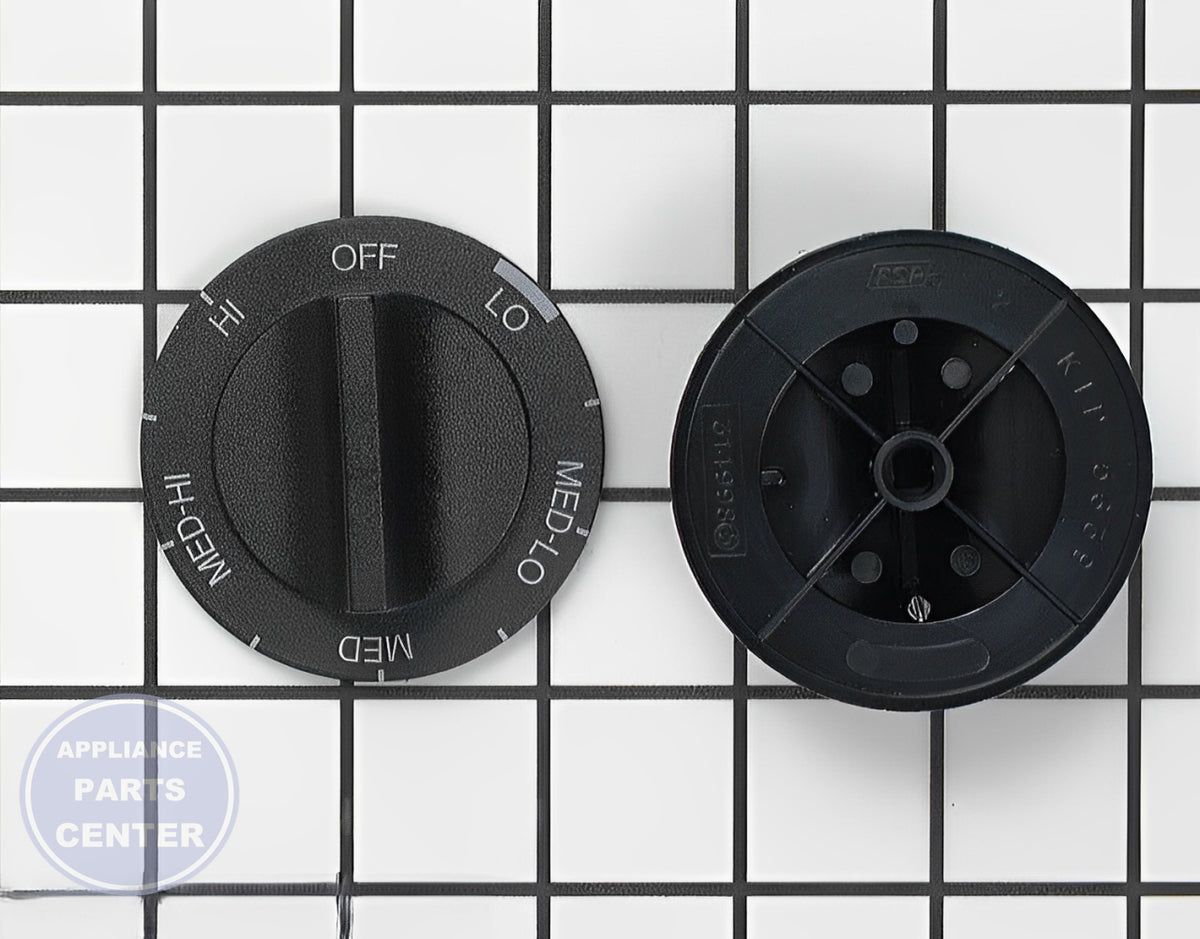 Whirlpool Control Knob WP3149983 - Main view showing 8 settings for Whirlpool, Roper, and Estate models