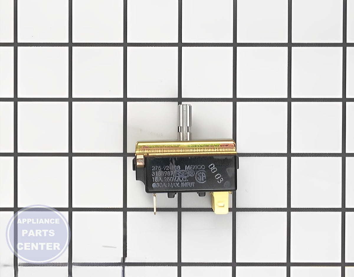 WHIRLPOOL OVEN SWITCH WP3188987 - Main view showing durable design for WPL models