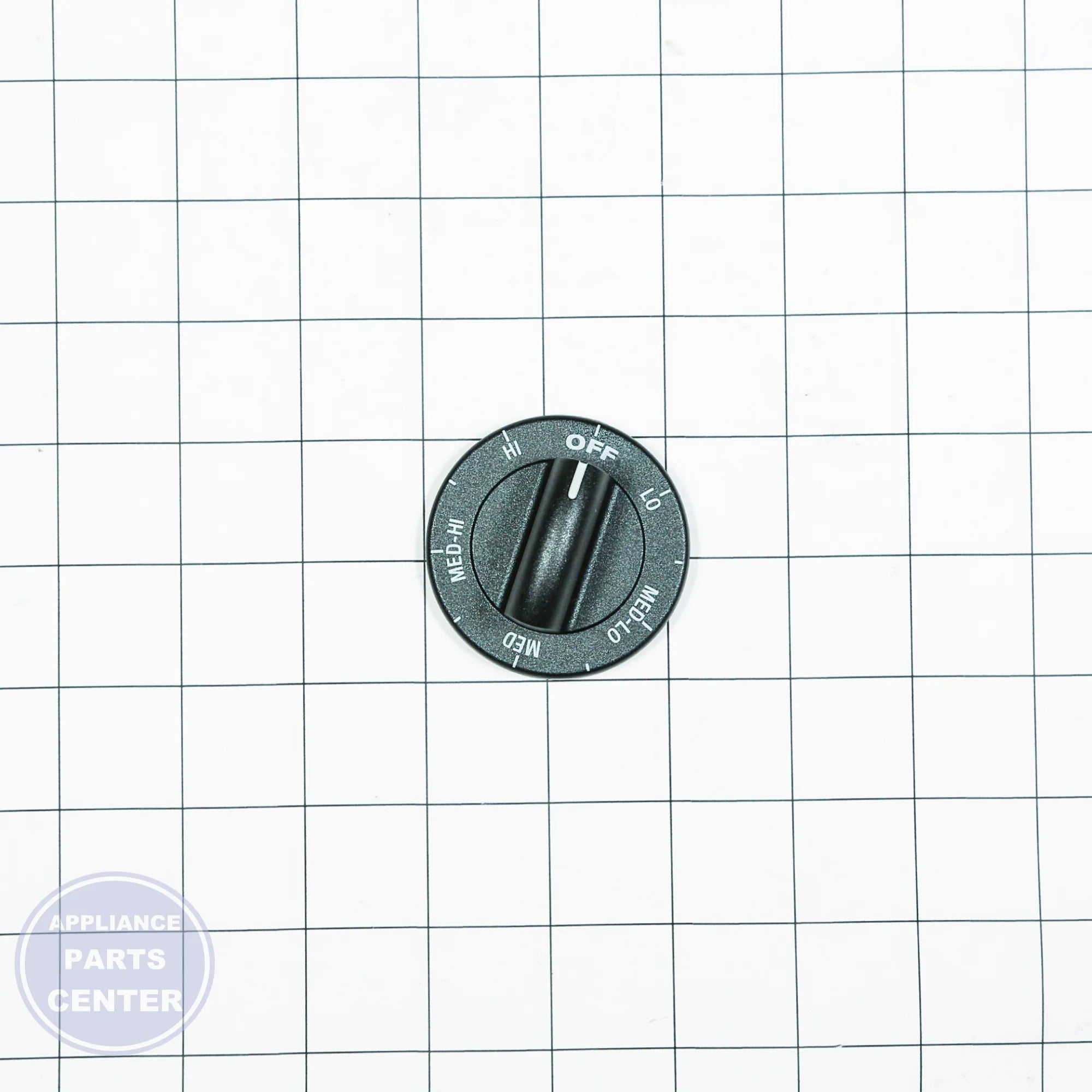 KNOB WP3196027 - Side view with standard measurements