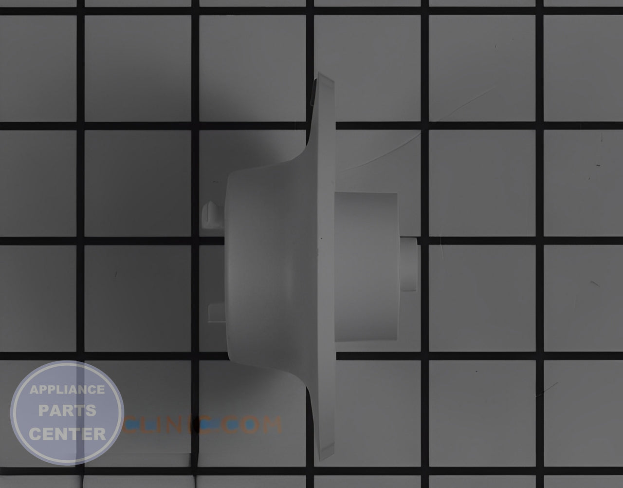WHIRLPOOL DIAL KNOB WP33001621 - Detailed view of knob & button design