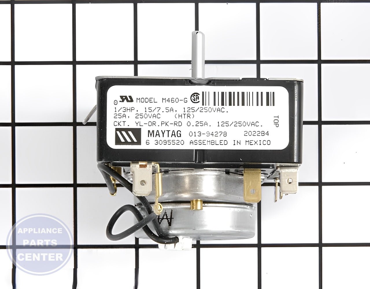 Maytag Dryer Timer WP33001632 - Main view showing Circuit Board & Timer for compatible models