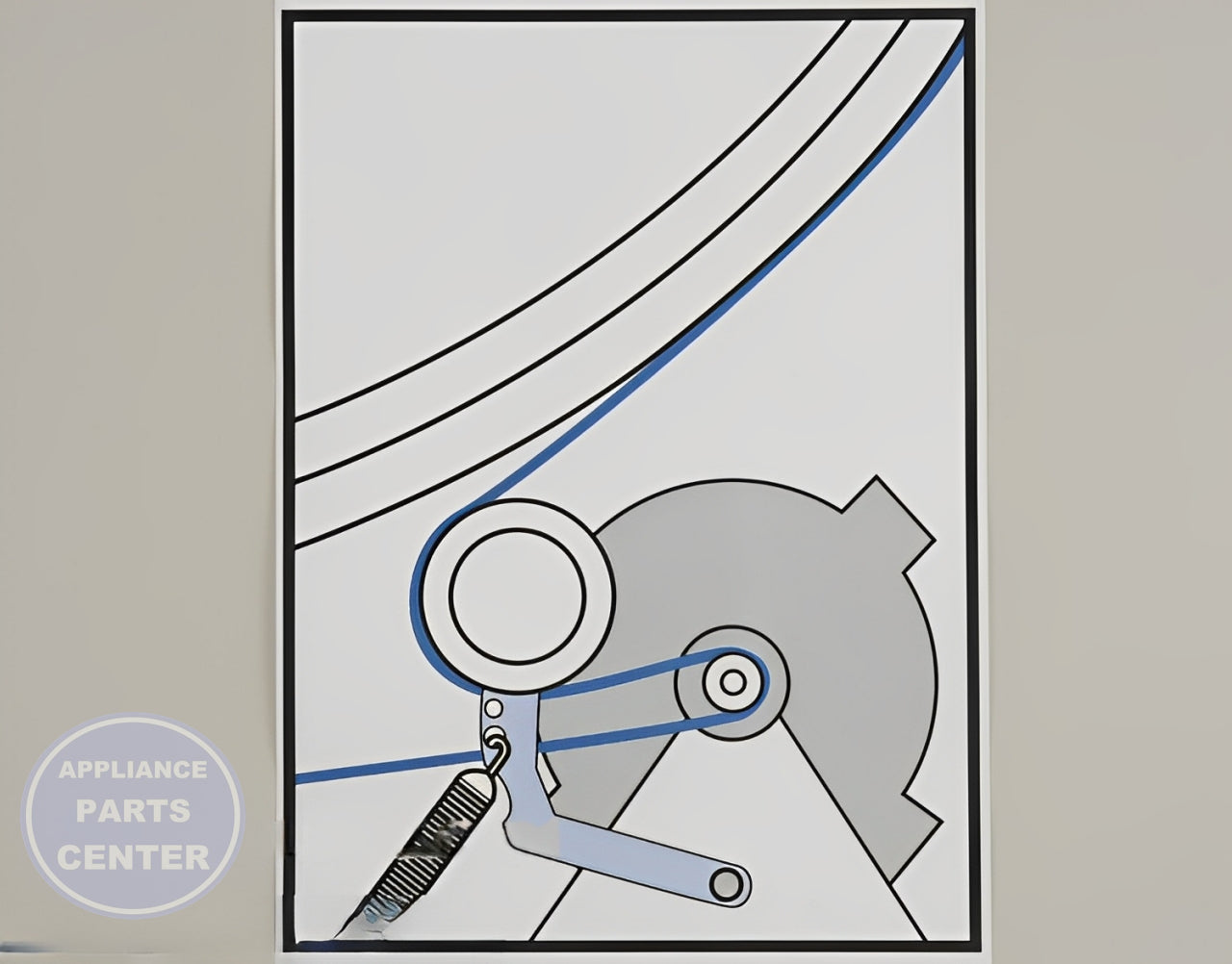 WHIRLPOOL DRYER DRIVE BELT WP33002535 - Detailed view of durable material