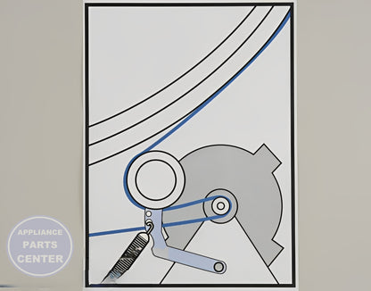 WHIRLPOOL DRYER DRIVE BELT WP33002535 - Detailed view of durable material