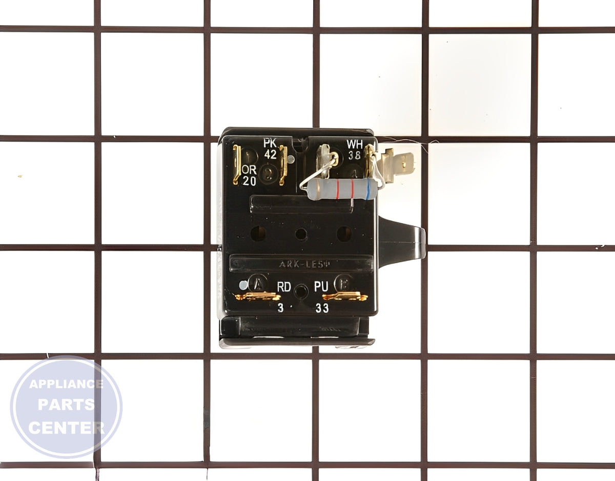 Selector Switch WP33002725 - Detailed view of precise cycle selection details